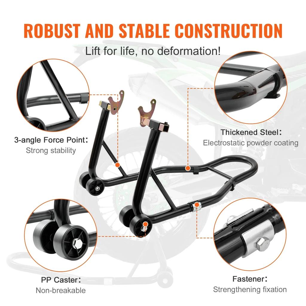 Universal Motorcycle Front / Rear Wheel Lift Stand Universal For Yamaha/Honda/Kawasaki/Suzuki/BMW Motorcycle Tire Repairing Tool