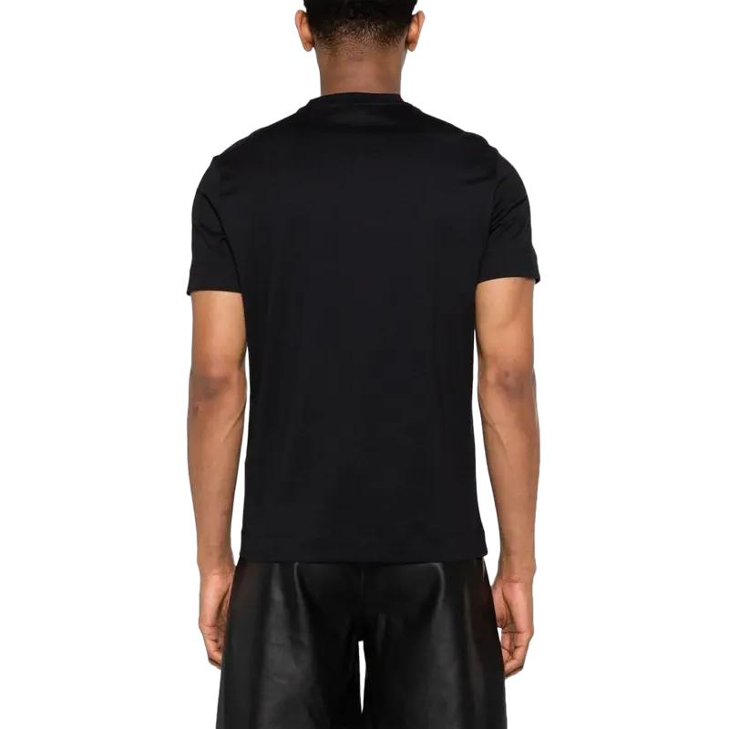 EMPORIO ARMANI SS24 T Shirt Men's Black 3D1TG8-1JOCZ-0051