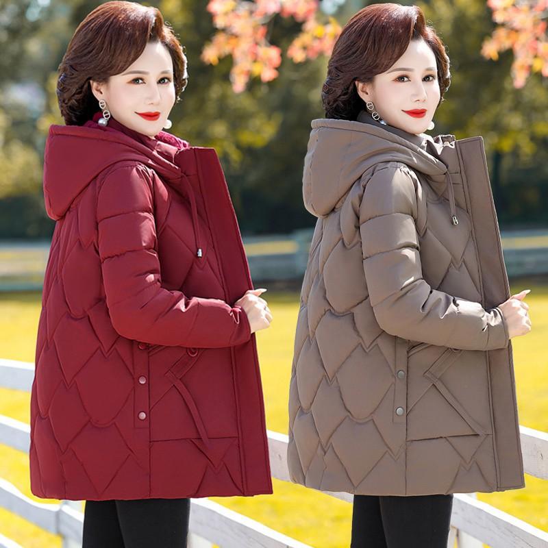 Winter Down Padded Jacket Plus Fertilizer Plus Size Loose Plus Velvet Padded Jacket Thickened Jacket