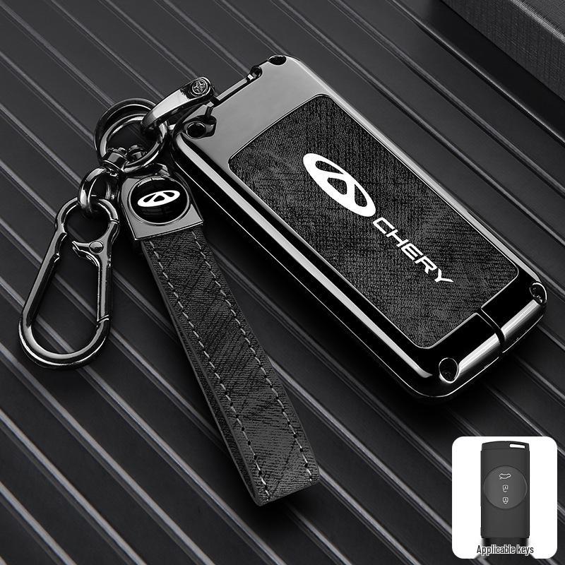 Zinc Alloy Key Shell Covers for Chery, Tiggo 8, 7 Plus - Full Coverage, 5x Anti-Drop Protection
