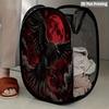 1Pcs Halloween Series 3 Pop-Up Laundry Hamper Expandable Mesh Hamper Basket for Room Bedroom Bathroom Organization Contemporary Storage