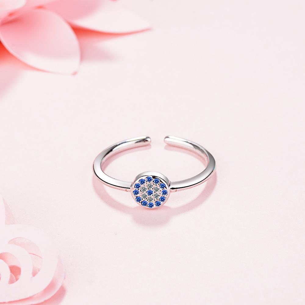 New  925 Sterling Silver Ring open Adjustable Fashion Exquisite Student Girlfriend Women Jewelry Accessories Wedding Party