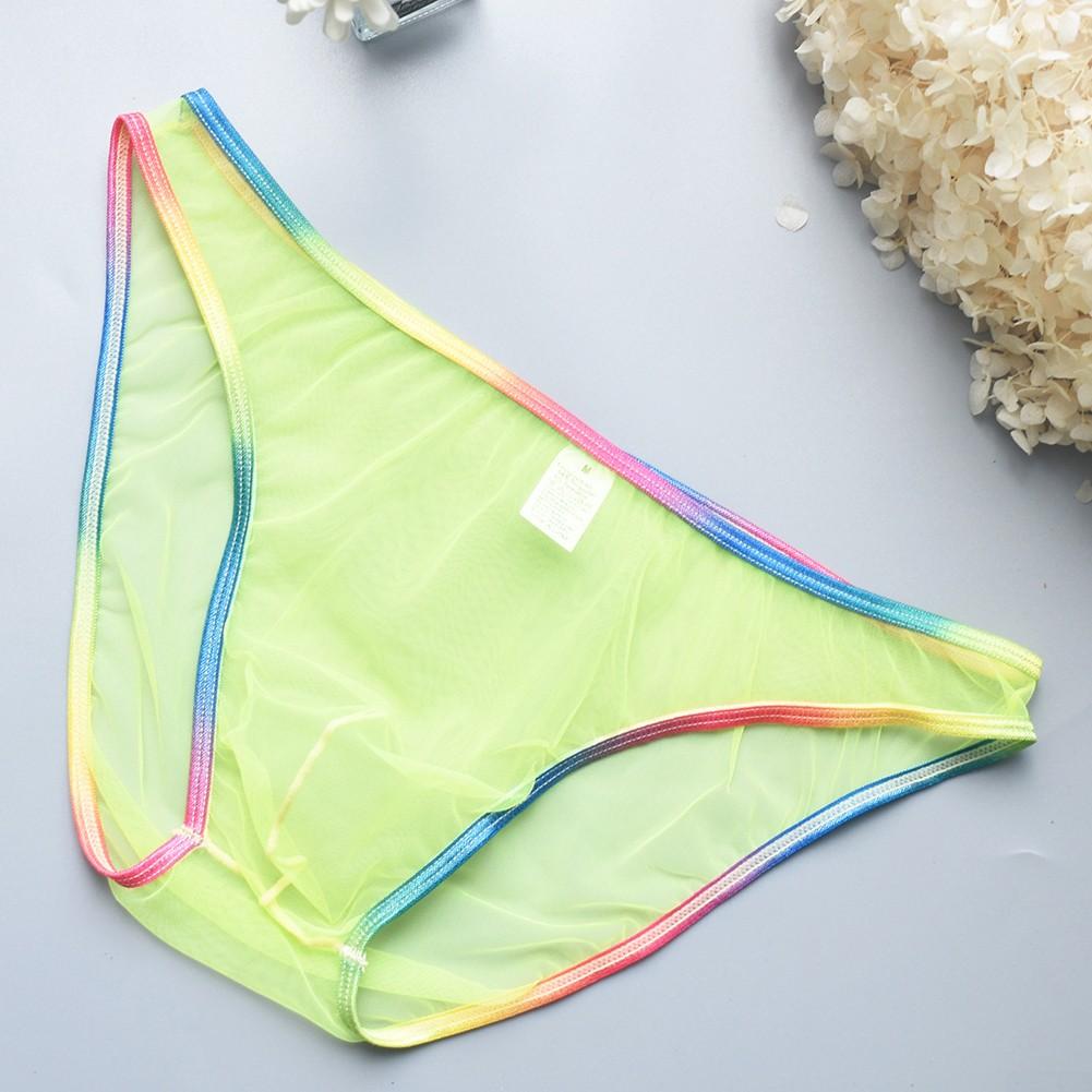 Mens Sexy Low Waist Briefs Mesh Underwear Low Waist Mens Sexy