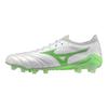 Morelia Neo 4 Beta Giappone Comode Pelle Sintetica Antiscivolo Durevoli Scarpe da Calcio Unisex Scarpe da Calcio Bianco Verde P1GA254037