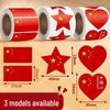 National Flag Face Stickers