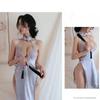 18+xxxx Underwear Hanging Neck Perspective Lace Lace Slit Pornographic Cheongsam Uniform Adult Suit