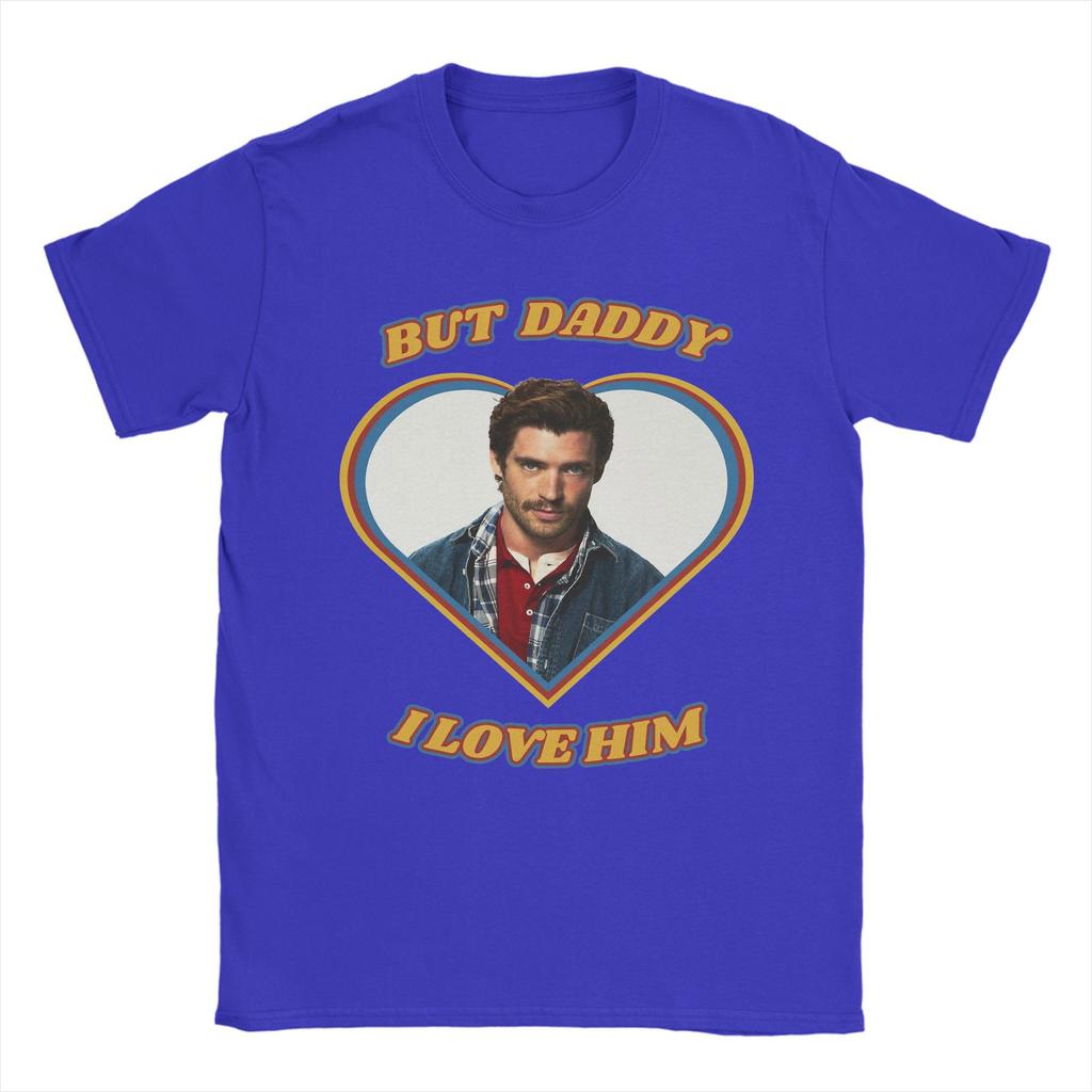 Men TShirt But Daddy I Love Him David Corenswet Novelty Pure Cotton Tee Shirt Short Sleeve  T Shirt Round Collar Tops Plus Size