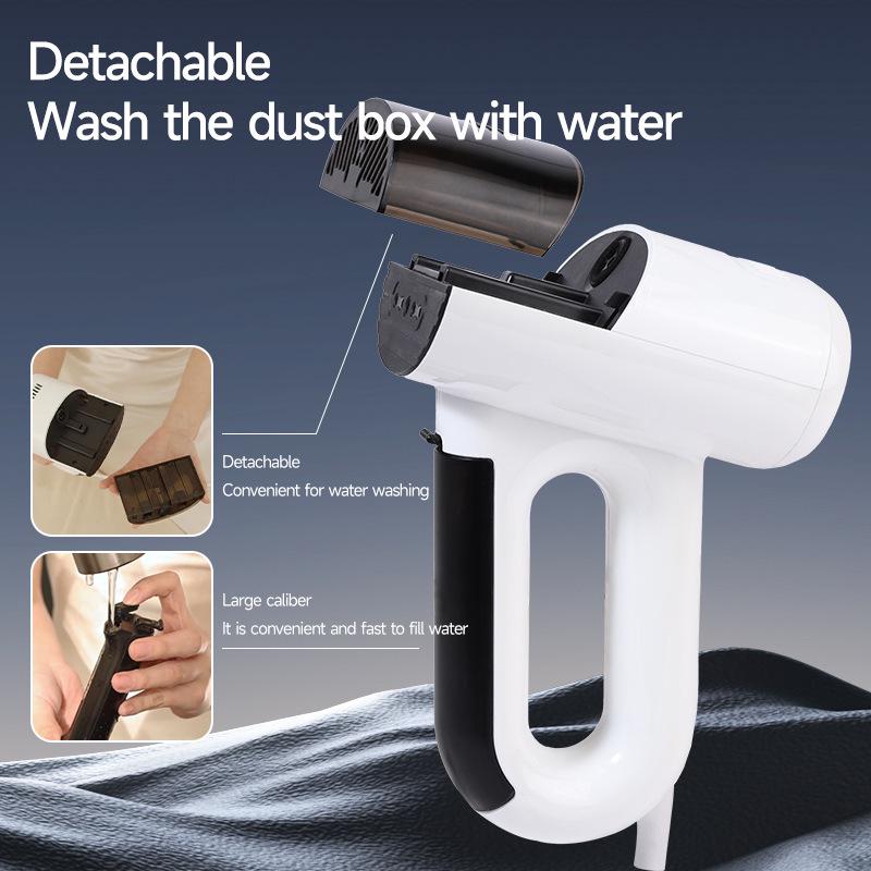 Portable Handheld Steam Iron - Travel & Home Use, Large Capacity Garment Steamer, Dry & Steam Electric Iron.