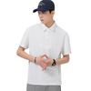 Li Ning Logo Cotton Breathable Solid Color College Style Sports Casual Short Sleeve Polo Shirt Unisex Polo Shirts LSKS110-2