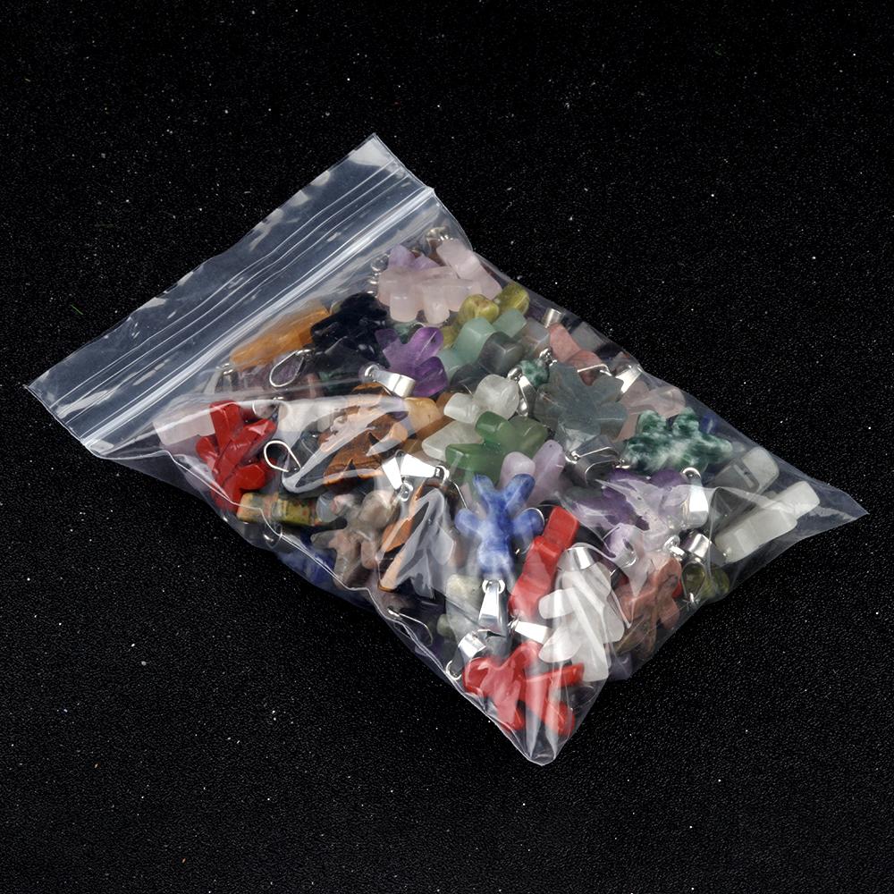 1Pcs Small Pendant Natural Stone Men-Shaped Pendant For Jewelry Making DIY Earrings Necklace Bracelet Accessory