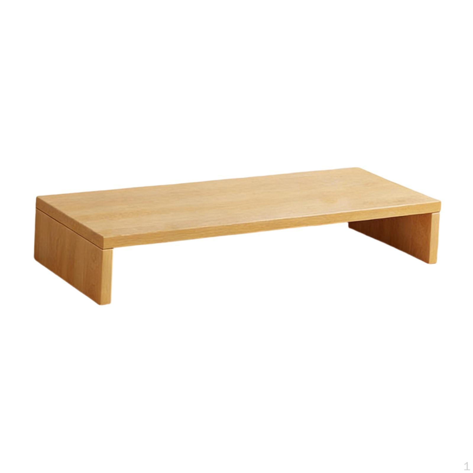 

Stand Riser Bracket Durability Stable Premium, Wooden, Multipurpose for Home Workplace Dorm Wood