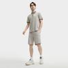 Fila Milano Series Casual Versatile Logo Short Sleeve Polo Shirt Men Tops Gray F11M525108F-GY
