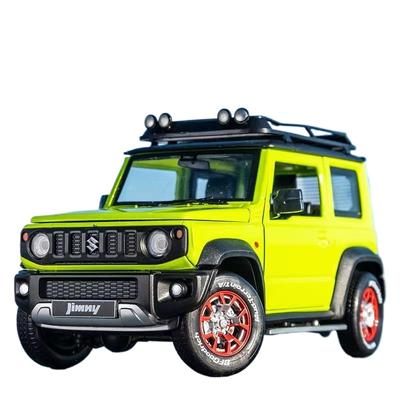 1/18 SUZUKI Jimny Assembled Version Alloy Car Diecasts & Toy Vehicles Car Model Lighting Function Car Toys For Kids Gifts