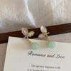Forest-Inspired Exquisite Butterfly Stud Earrings: Sweet, Elegant, High-End Ancient Chinese Style