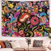Psychedelic Mushroom Tapestry Divination Psychic Wall Hanging Hippie Bohemian Cute Room Decor Magic Tapestry Art Home Decor