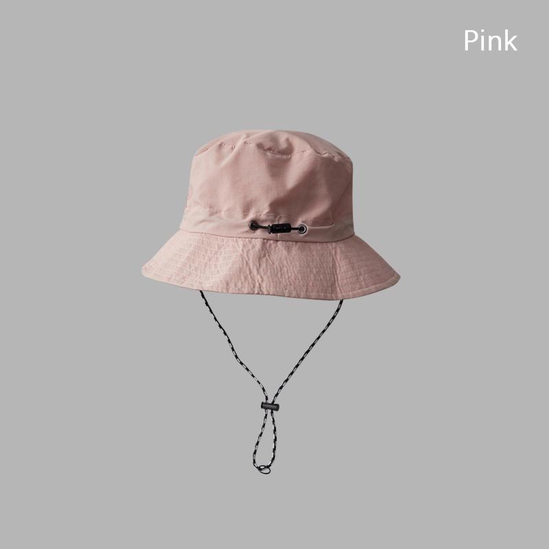 Foldable Waterproof Bucket Hat Packable Uv Protection Summer Hats Adjustable Beach Hat With Chin Strap