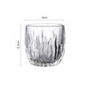 260ml Flame Patterned Wine Glass Creative Glass Cup Transparent Vintage Whiskey Glass Luxury Wine Glasses  Best Christmas Gifts