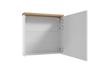 Ronda White Gloss Wall-hung Bathroom Mirror Cabinet 60x50 Cm