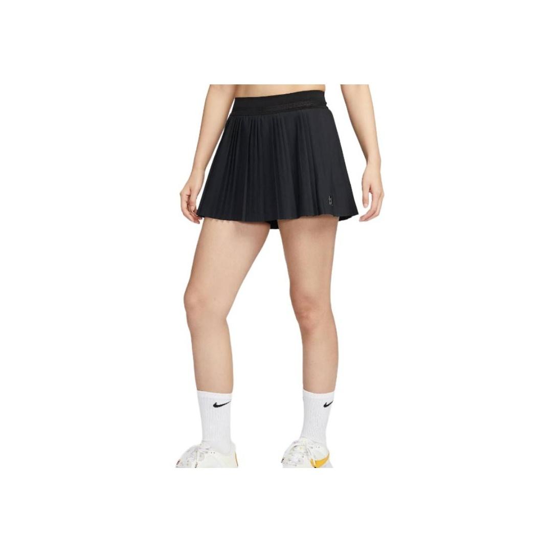 

Nike Court Advantage Dri-Fit Удобная модная простая однотонная повседневная юбка женские юбки черного цвета FZ6513-010 XS