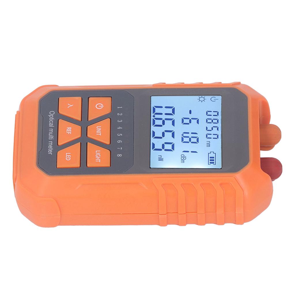 5KM Visual Fault Locator Optical Power Meter Handheld VFL Fiber Optic Cable Tester ‑70‑6dbm
