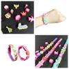 Perlenarmband Mädchen Spielzeug DIY Bastelmaterialpaket Baby Handgemachtes Geschenk Kinder Perlenkette Schmuck Geburtstagsgeschenk