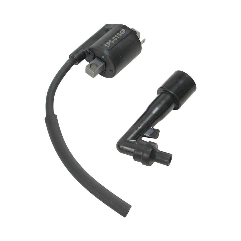 Genuine Taiwan Yamaha Ignition Coil Assembly and Spark Plug Cap Assembly Jog/Vino (2-Piece Set) 1P5-H2310-01(00) + 1CD-H2370-01