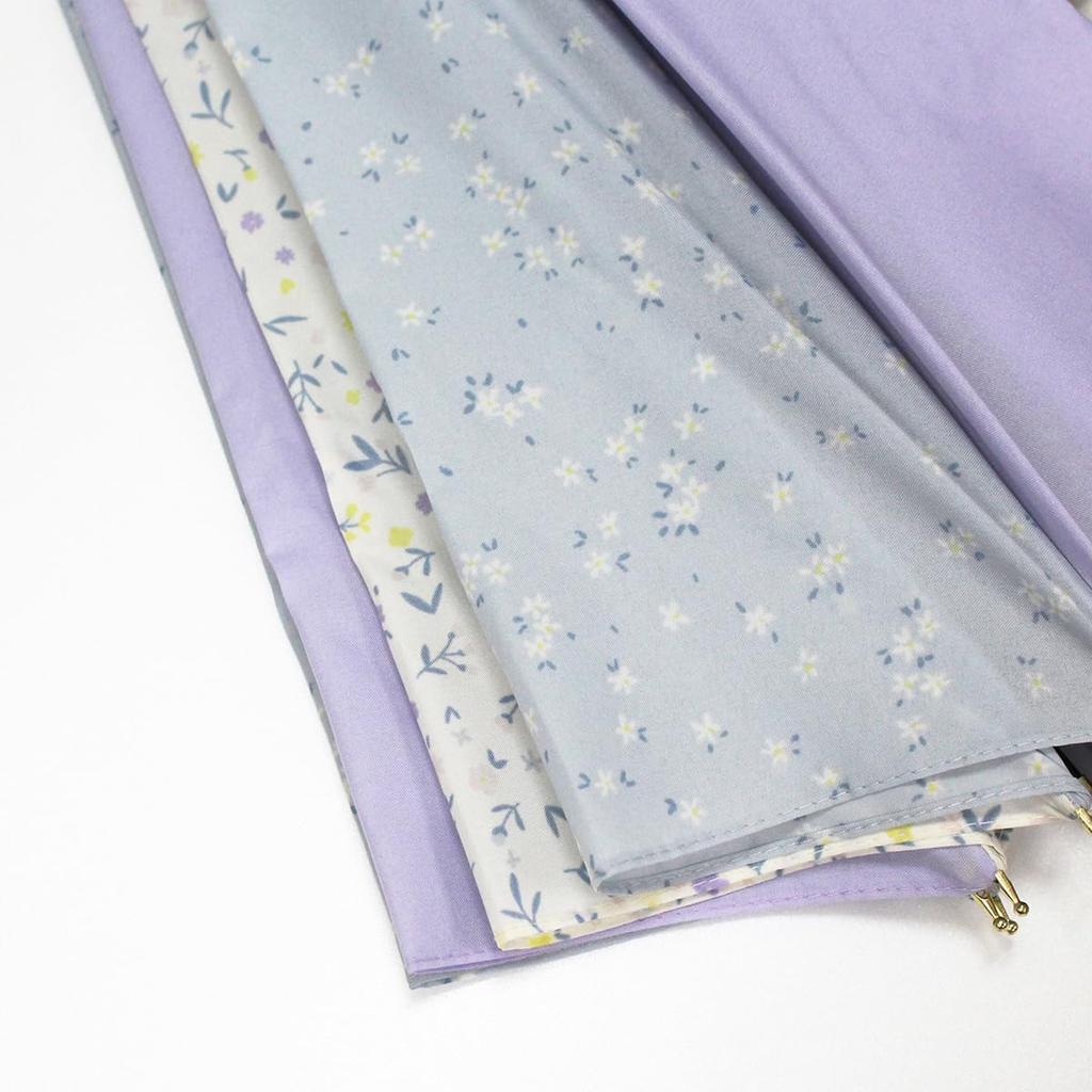 Nifty Colors Long Flower 1779LV Umbrella, 12-Rib Patchwork,