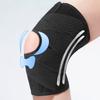 Åben Patella Knæbandage med Sidestabilisator Smertelindring Justerbar Knækompressionshylster Meniskskade Genopretning Knæstøtte Wrap