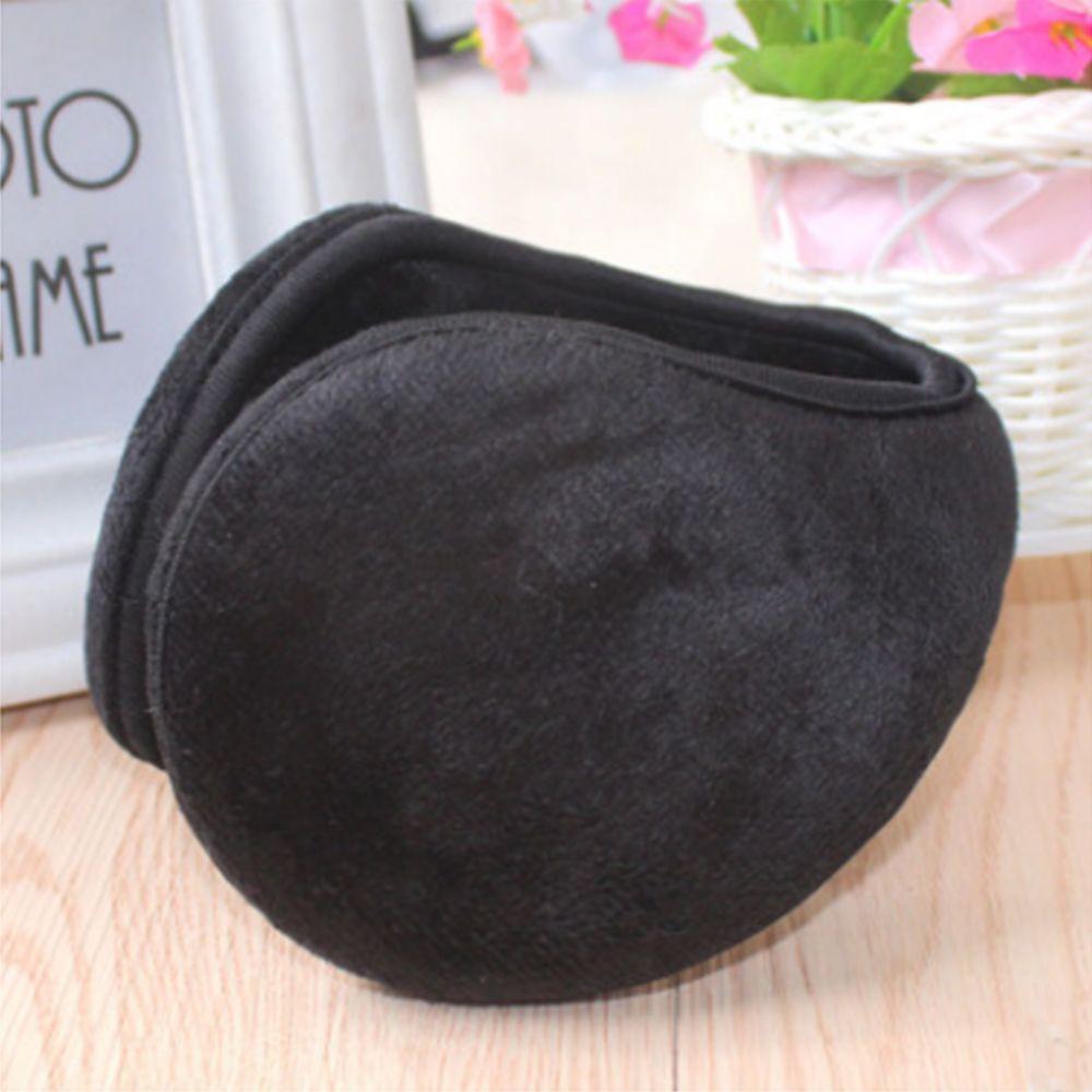 Muff Gift Warmer Band Men Ear Lap Black Wrap Fleece Earmuff