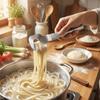 Stainless Steel Dough Whisk Mixing Stirrer Spaghetti Slicer Manual Noodle Cutter  Bread Making
