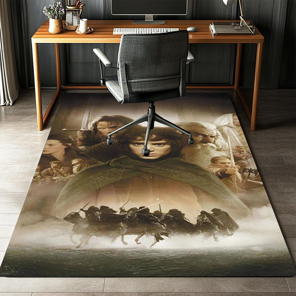 The Lord of the Rings Printed Carpet,Rug,for Office Chair Living Room Bedroom Kitchen Room Decor Gifts.