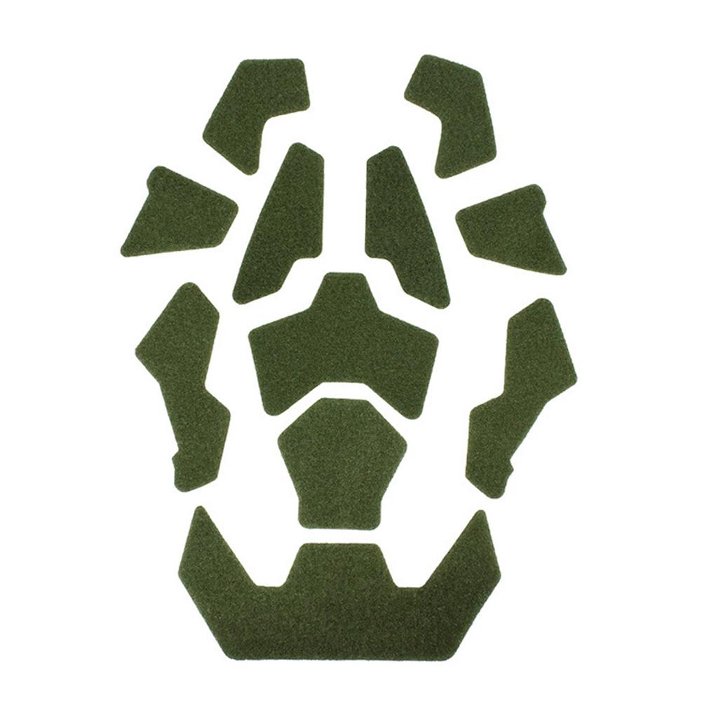 

1Набір Тактичні Наліпки на Шолом для Airsoft Універсальна Зовнішня Стрічка Гачок і Петля Наліпки Комплект для Швидких Шоломів Магічна Наліпка зелений