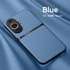 Pouzdro pro Huawei NOVA 11 Luxusní magnetický držák do auta Kožené pouzdro na telefon pro Huawei Nova 11 Pro 11Pro Nova11Pro Silikonový zadní kryt