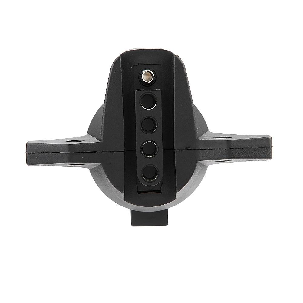 7 Way To 5 Way Flat Blade Trailer Towbar Towing Socket Plug Adapter Connector 12V US Plug