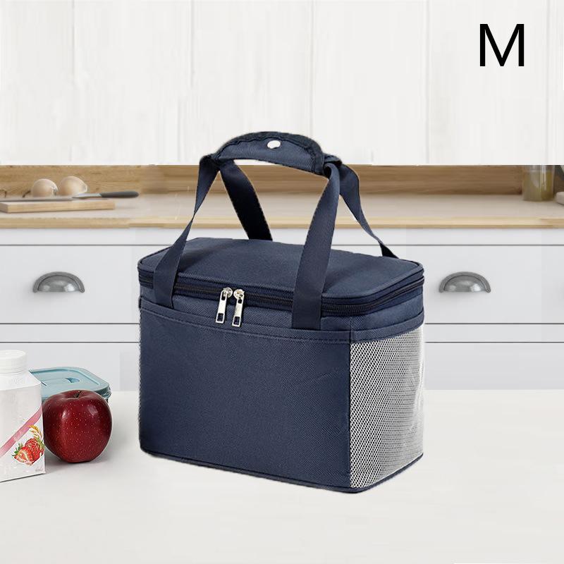 Outdoor Camping Picnic Bag Portable Lunch Bag Food Thermal Insulated Box Food Storage Bags Bento Pouch Dinner Container Handbag