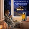 Personal Space Heater, Portable 750W-1500W Fast Heating Ceramic Tower Heater with Over-Heat Protection, Small Heaters for Bedroom