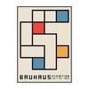 Bauhaus Exhibition Poster Minimalist Interior Canvas Painting Vintage Modern Print Wall Art Picture for Room Home Decoration