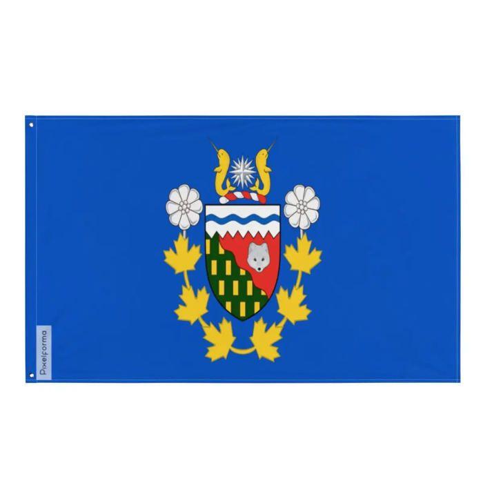 Drapeau - Territoires du Nord-Ouest - 90 x 150 cm - Polyester - Otisk recto/verso - Œillets en fer