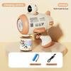 Spaceman Bubble Gun 12 Holes Shape Soap Bubble Blower Maker With Light Bubble Machne Toys For Boys Girls Birthday Gift