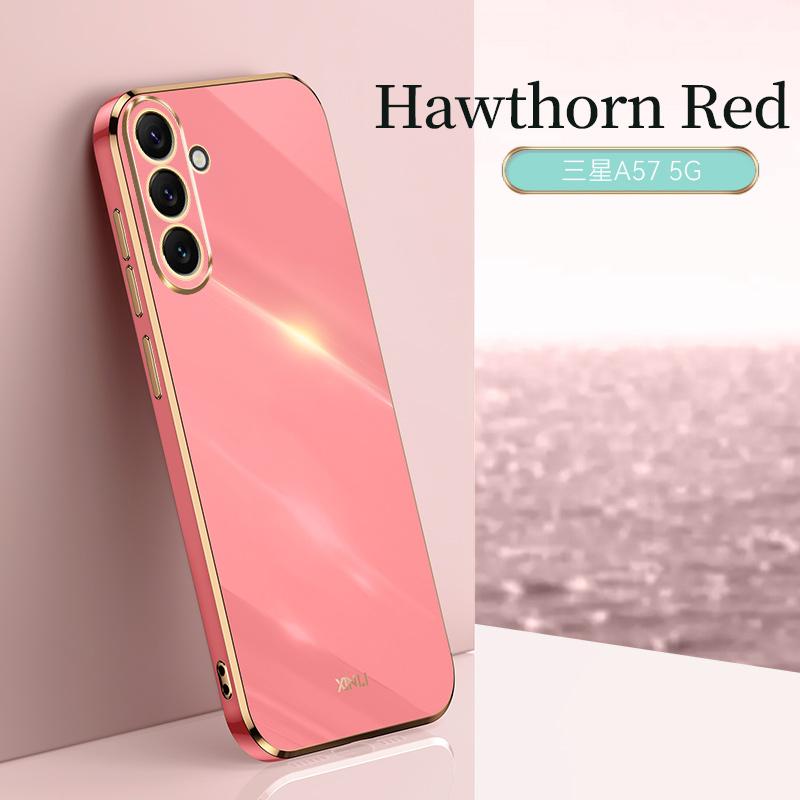 Custodie per Telefono Colorfast alla Moda Placcate per Samsung Galaxy A57 A37 A17 5G Morbida Lusso Protezione Lente Originale Cover Posteriore in Silicone