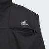 New Adidas MUST HAVES FW24 HOODED Jackets Coats Men's Black JG8515