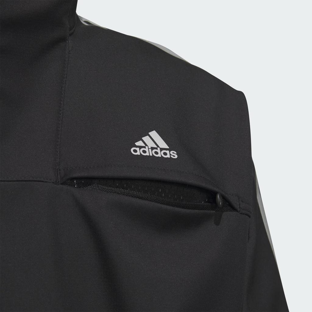 New Adidas MUST HAVES FW24 HOODED Jackets Coats Men's Black JG8515