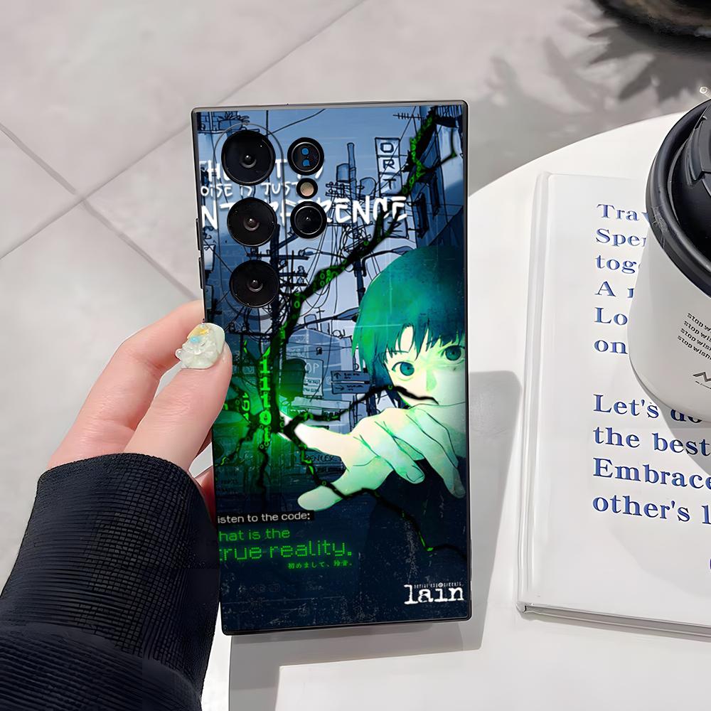 

Serial Experiments Lain Phone Case For Samsung S26 Ultra S25 Edge Ultra S23 S22 S21 S20 Ultra Plus S24 Fe Cover Samsung S24
