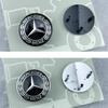 For Benz C-CW205 3 Pins ABS Car Emblem Front Top Grille Hood Edge Head Bonnet Badge for Mercedes Benz New E/S Class Star Wheat Apple Tree Logo