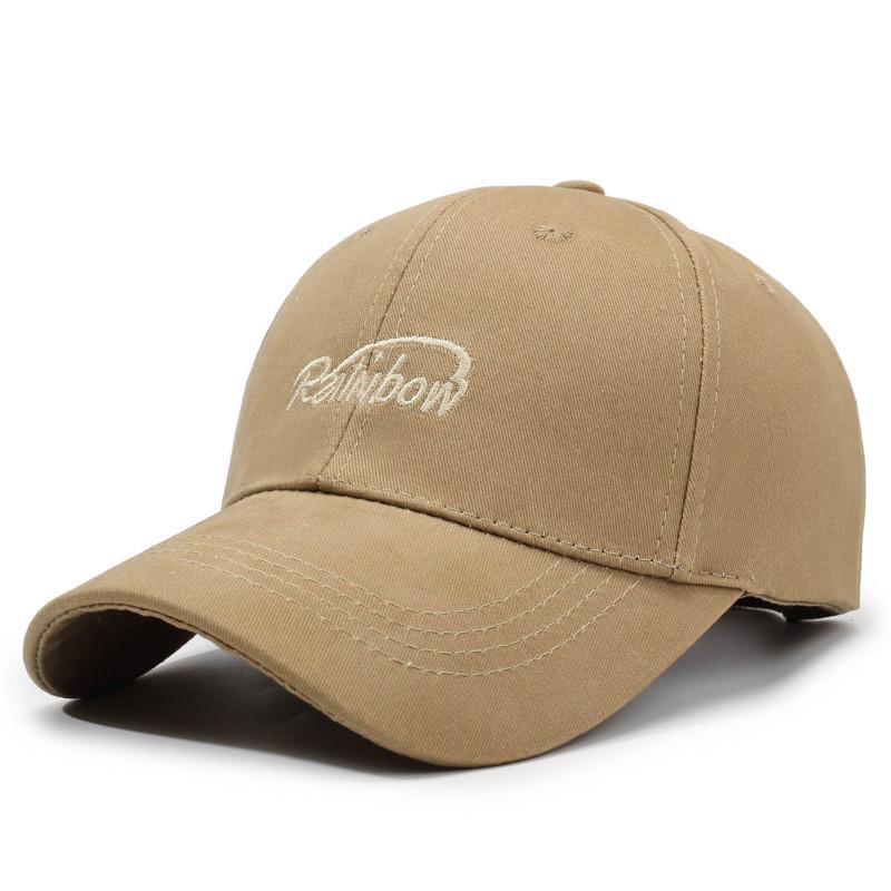 Korean Style Baseball Cap With Curved Brim And Embroidery For Summer And Spring