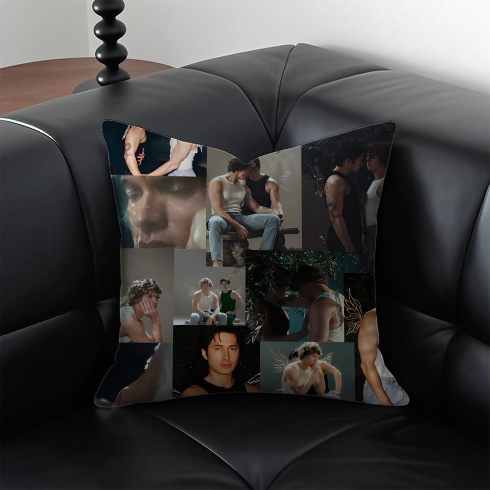 

Nice EEmber And IIce TV CP Cushion Cover Pillow Case Antidustmite Invisible zipper silky plush cushion 30X30cm