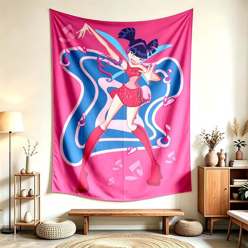 Winx Club (14) Tapestry Suitable For Decorating Homes Dorms And Bedrooms Soft To The Touch And A Perfect Gift For Friends And Family