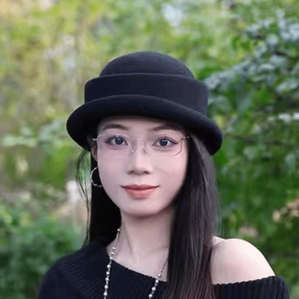 Beret Woolen Rolled Edge Cap Vintage Looking Woolen Formal Hat British Top Hat Fashion Show