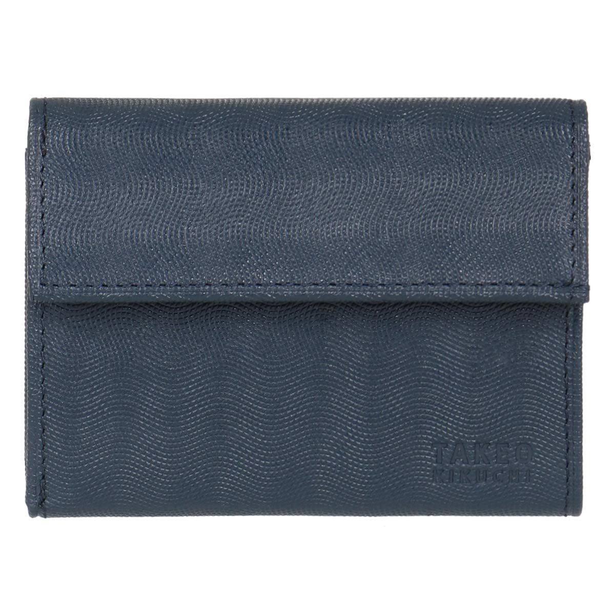 

Trifold Wallet Mini Wallet Shepherd Navy [Takeokikuchi] Men s [07]