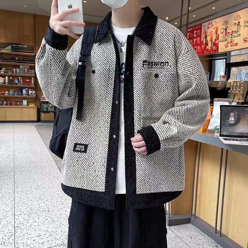 2026 Men's High-End Loose Casual Jacket - Shirt Style for Spring and Autumn